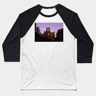 Kirkstall Abbey Cistercian monastery Leeds West Yorkshire Baseball T-Shirt